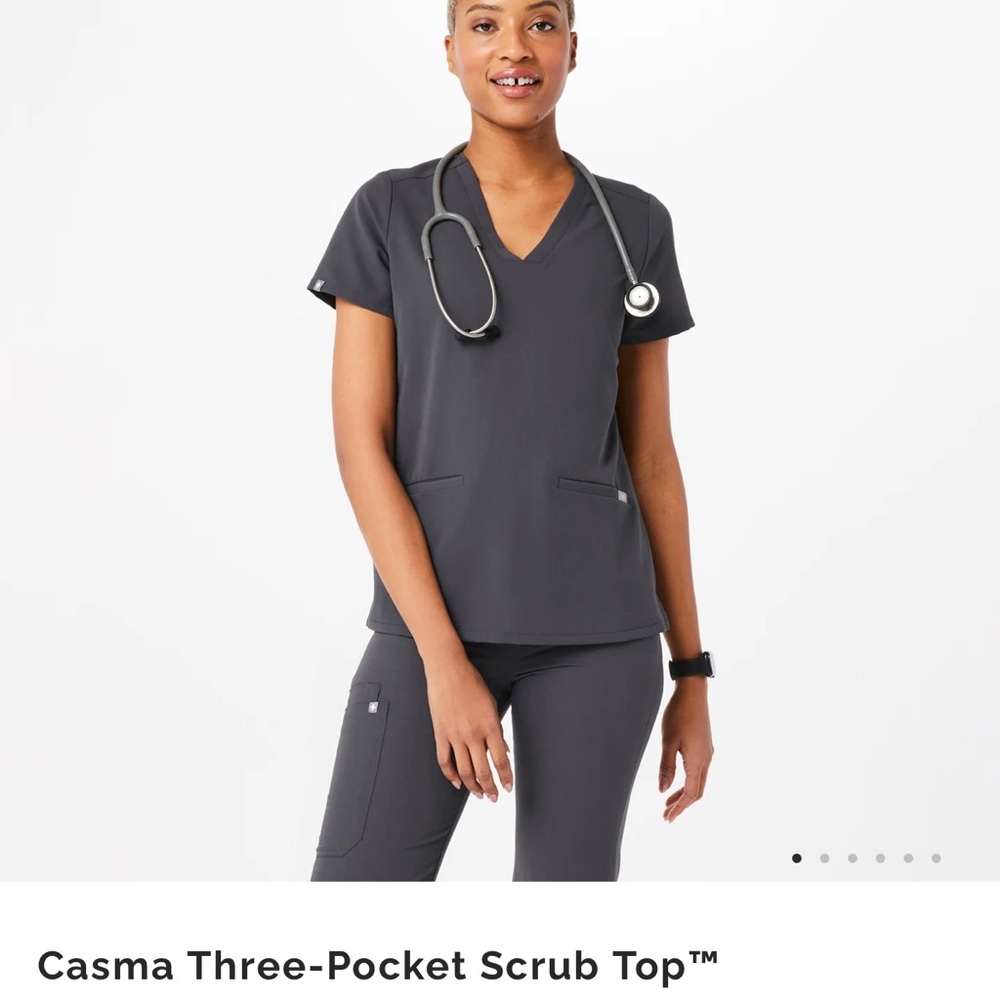 Figs Casma Scrub Top